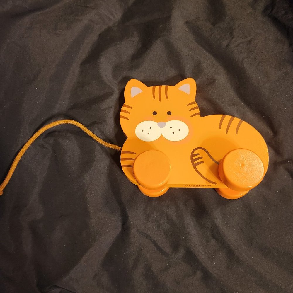Toddler Pull-Along Cat Toy - NWT